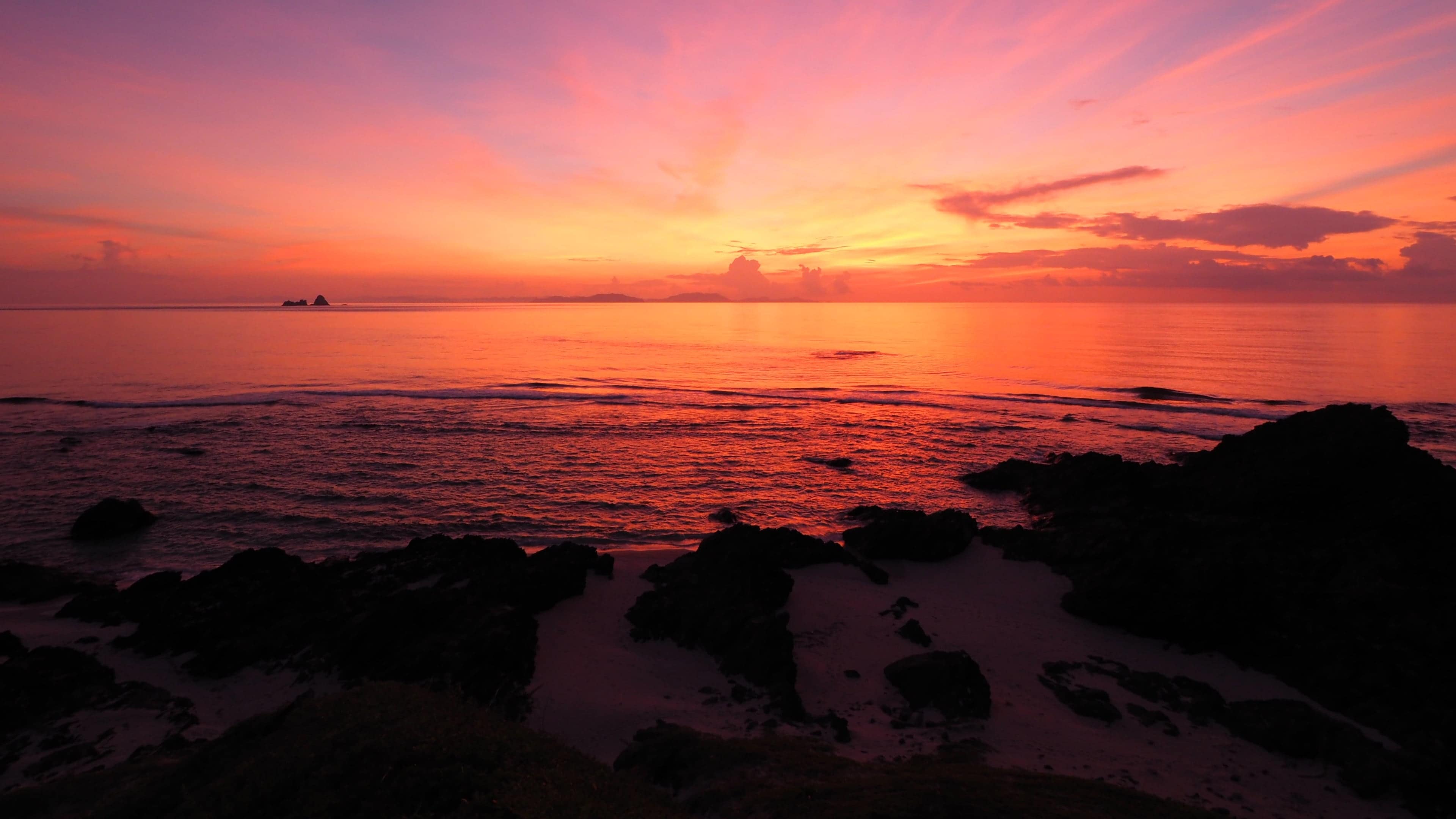 美しい金見のサンセット